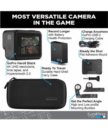 GoPro HERO8 Black - Waterproof Action Camera | 4K Ultra HD Video, 12MP Photos, Live Streaming & Stabilization - Buy Online on GoSupps.com