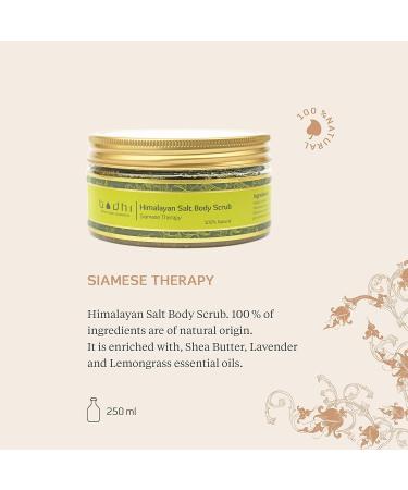 BODHI Body Scrub Lavender & Lemongrass - Organic & Vegan | 250 ml | 98% Natural Exfoliant for Glowing Skin - Buy Online on GoSupps.com
