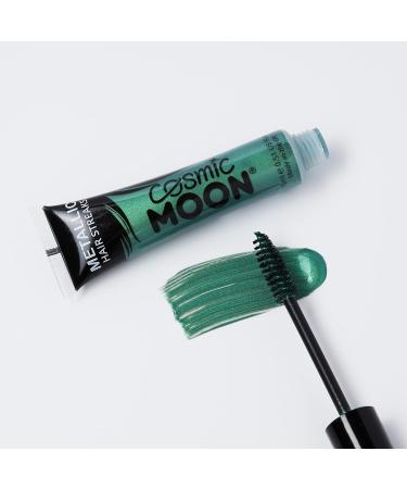 Metallic Hair Colour Streaks | Cosmic Moon 15ml - Green | Temorary Wash Out Hair Dye - Buy Online on GoSupps.com