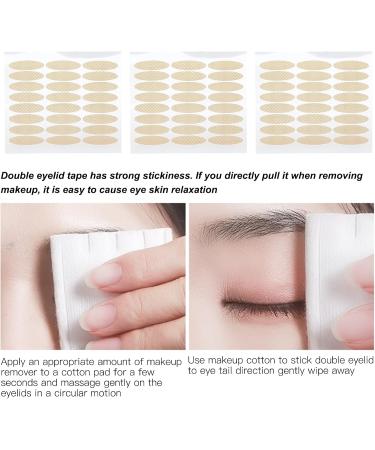 240 Pairs Double Eyelid Tape Stickers Eyelid Lift Strip Eyelid Sticker with Fork Rod Invisible Single Side Double Eyelid Stickers - Buy Online on GoSupps.com