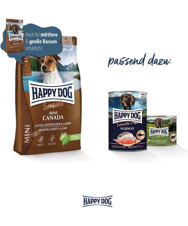 Happy Dog Sensible Mini Canada 4kg - Premium Dog Food for Small Breeds | International Shipping Available - Buy Online on GoSupps.com