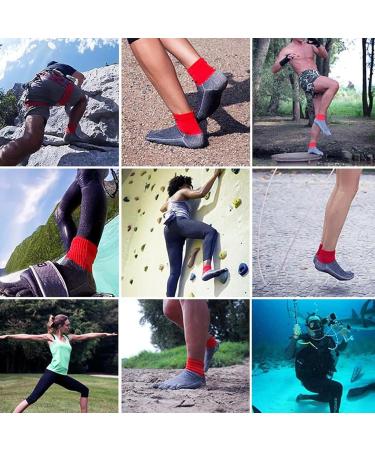 Konjoun Barefoot Socks Konjoun Grounding Socks Konjoun Socks Outdoor Toe Separator Socks Breathable (Small Green+Red) Small Green+red - Buy Online on GoSupps.com