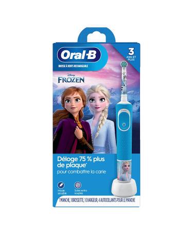 Oral-B Kids Electric Toothbrush with Disney's Frozen | Ages 3+ | Gentle & Effective - Buy Online on GoSupps.com