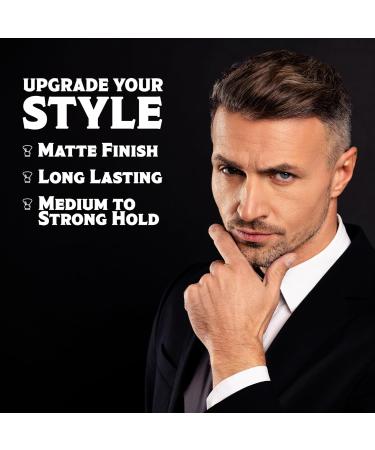 Men's Styling & Hair Thickening Cream | Medium Hold Long Lasting Natural Matte Finish | Nourishing Hair Products for Men (2oz) - International Shipping Available - Buy Online on GoSupps.com