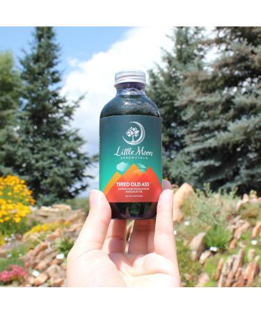 Little Moon Essentials Overcome Exhaustion Massage Oil - 4 oz | Relieve Fatigue & Boost Relaxation - Shop Internationally - Buy Online on GoSupps.com