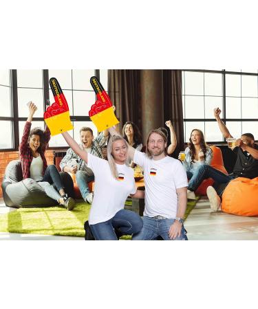 High Five Fingers EM 2024 European Championship Foam Hand | Flag Fan Articles for Games & Events | One Size 44x22x2.5 cm | Germany Shipping - Buy Online on GoSupps.com