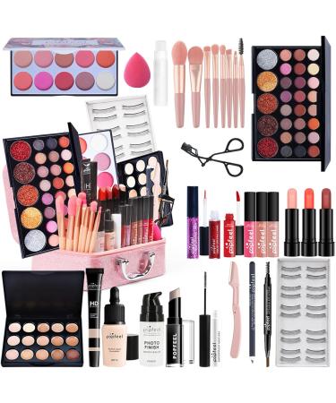Joyeeee Professional Make-Up Gift Set | Ultimate Multi-Functional Cosmetics Kit for Teen Girls | Eyeshadow Lip Gloss Rouge & Concealer - Buy Online on GoSupps.com