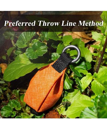 Dawitrly Arborists Throw Weight Bag with D-Ring for High Limb Throwing - Orange 250g/8.8oz - Buy Online on GoSupps.com