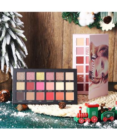 UCANBE 2Pcs Twilight Dusk & Aromas Nude Eyeshadow Palette Set | Highly Pigmented Matte, Shimmer & Glitter Shades | Velvet Texture Eye Shadow Kit - Buy Online on GoSupps.com