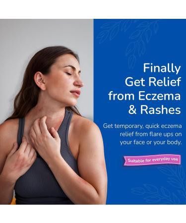 Buy Earth's Care Eczema Cream - Natural Colloidal Oatmeal Treatment for Adults & Kids - 9 Moisturizers - 2.4 OZ - Fast International Shipping - Buy Online on GoSupps.com
