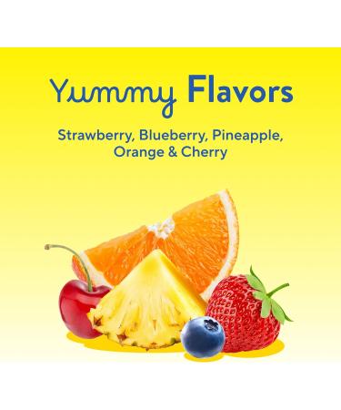 L il Critters Gummy Vites Daily Gummy Multivitamin for Kids, Vitamin C, D3 for Immune Support Cherry, Strawberry, Orange, Pineapple and Blueberry Flavors, 70 Count Gummies Naturally Sourced Flavors 70 Count (Pack of 1) - Buy Online on GoSupps.com
