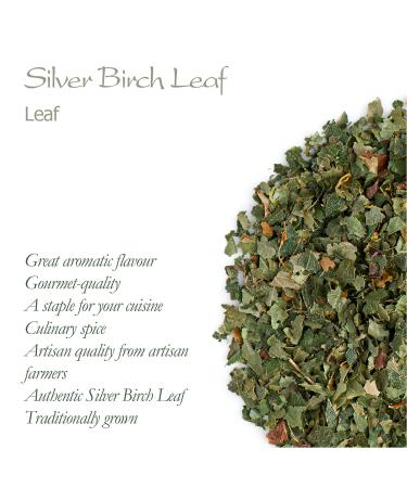 Buy Birch Leaf Silver Tea - Premium Birch Bark & Leaf Tea 100g - International Shipping Available - Buy Online on GoSupps.com