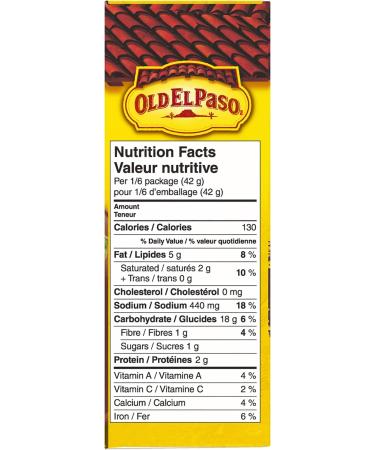 OLD EL PASO Hard Taco Dinner Kit Pack of 12 250 Gram 12 Count Hard Taco 12 - Buy Online on GoSupps.com