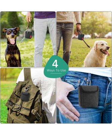 AEMIAO Dog Treat Pouch - Small Magnetic Closure Training Bag for Pet Puppy Walking - Includes Carabiner - Grey - Buy Online on GoSupps.com