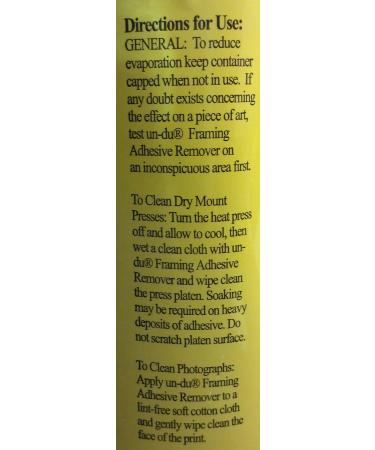 Un-du Framing Adhesive Remover - Effortlessly Remove Adhesive Residue - Buy Online on GoSupps.com