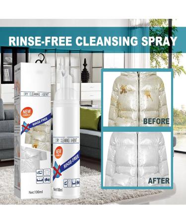 Stain Remover Sprays Waterless Clothing Cleansing Foam for Nearly All Types of Fabrics - Stains Extinguisher Carpet Cleaner Sprays - All-Purpose Rinse-Free Dry Washing Sprays for Down Jacket Nicything - Buy Online on GoSupps.com
