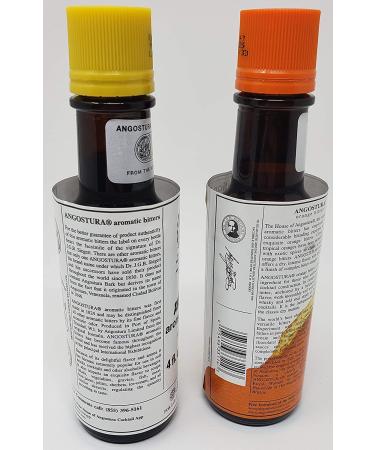 Angostura Aromatic & Orange Bitters Set - 4 Fl. oz | Premium Cocktail Enhancers - Buy Online on GoSupps.com