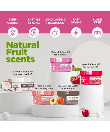 Esha Slick N Slay Braiding Gel 3-in-1 Ultra Extreme Hold Gel - Melon 17 oz (Pack of 1) - Buy Online on GoSupps.com