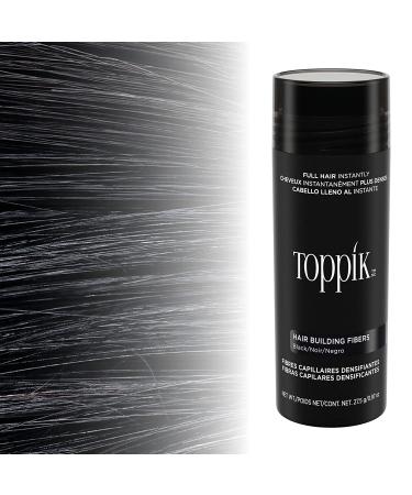 Toppik Hair Building Fibers Black - 0.97 oz (27.5 g) | Thicker, Fuller Hair - Buy Online on GoSupps.com