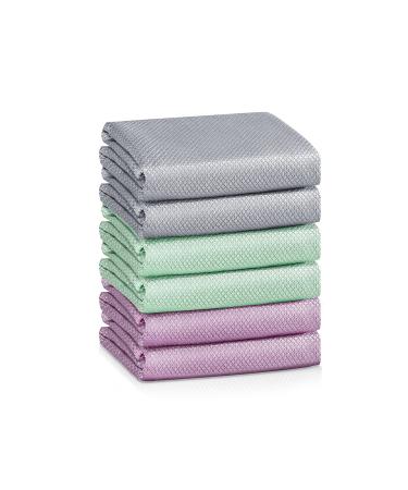 Fish Scale Streak Free Miracle Cleaning Cloth Easy Clean Nanoscale,Microfiber Window Mirror Glass Car Stainless Steel Cleaning Cloth,Lint Free Dish cloth Wine Glass Polishing Towel,Reusable,Pack 6,Mix - Buy Online on GoSupps.com