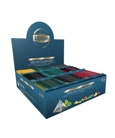 Lipton Exclusive Collection Set of Tea and Infusions 9 Different Fragrances Rainforest Alliance Label 108 Bags - 191 g