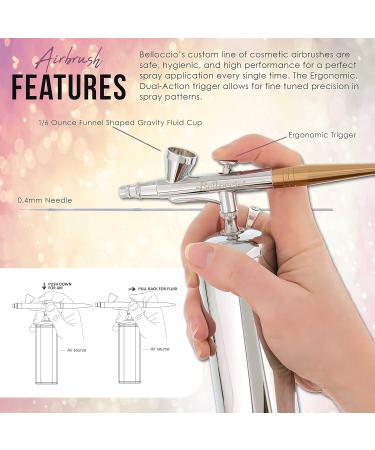 Buy Belloccio Cordless Handheld Airbrushing Makeup System - Rechargeable 15-30 PSI for Makeup Art & Crafts - Global Shipping Available - Buy Online on GoSupps.com