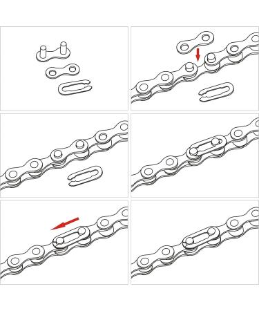ZONKIE Single Speed Removable Chain Link x4 - Quick Split Design - Buy Online on GoSupps.com