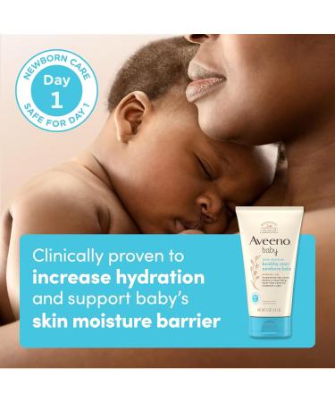 Aveeno Baby Healthy Start Nourishing Newborn Balm - Hypoallergenic Fragrance-Free Skin Care for Newborns | 5 oz - Buy Online on GoSupps.com