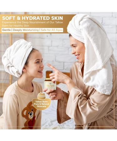 Dr. Miraculous 100% Grass-Fed Whipped Beef Tallow and Honey Balm for Skin Moisturizer for Face & Body with Organic Beeswax & Organic Honey Balm All Natural Formula 4.23OZ (120G) - Buy Online on GoSupps.com