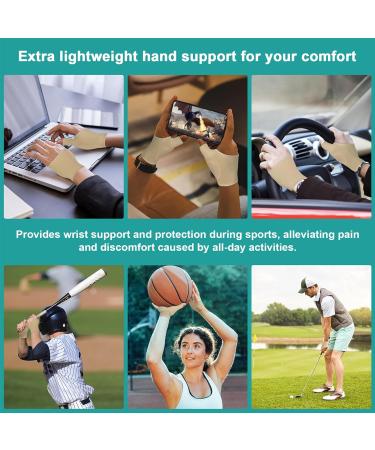 Thumb Wrist Brace Compression Sleeve for Arthritis Relief | Soft Thumb Splint Glove for Tendonitis Support | Unisex Fits Both Hands (Medium - Buy Online on GoSupps.com