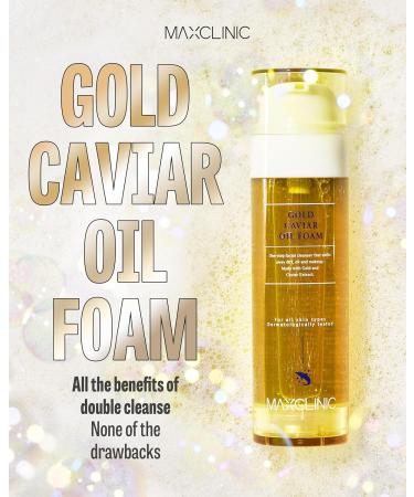 K-Beauty Gold Caviar Cleansing Oil to Foam | Hydrating Daily Face Wash for Dry Sensitive Skin | Korean Oil-Based Foaming Cleanser (3.88 oz - Buy Online on GoSupps.com