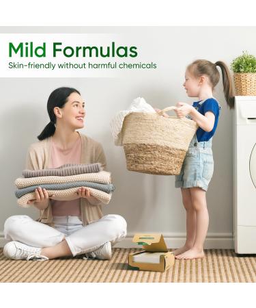 Eco-Friendly Travel Laundry Detergent Sheets - Fisroa 300 Loads Plastic-Free Fresh Linen Scent Perfect for Camping & Dorms - Buy Online on GoSupps.com