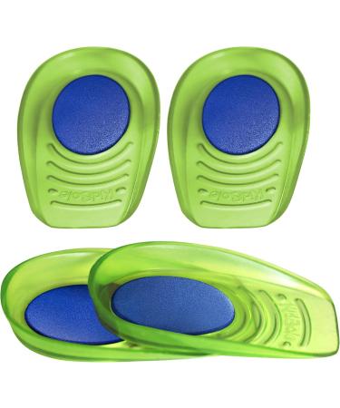Memory Foam Heel Cups for Kids - Shock Absorbing Relief for Sensitive Heels & Foot Pain | 2 Pairs Size 3-7 - Buy Online on GoSupps.com