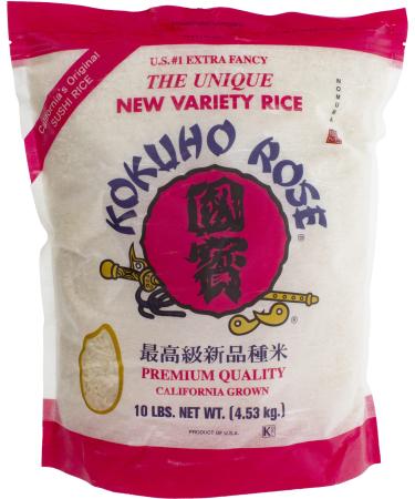 Kokuho Rose Rice, 10-Pound 10 Pound (Pack of 1) - Buy Online on GoSupps.com