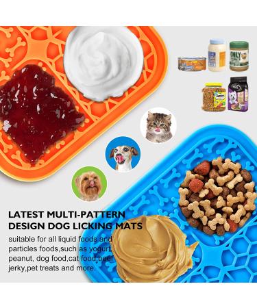 3 Pack Lick Mat for Dogs and Cats - Dog Slow Feeder & Grooming Mat - Food-Grade & Non-Toxic - Buy Online on GoSupps.com