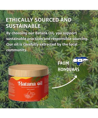 100% Pure Natural Batana Oil - Organic Hair Restoration & Nourishment | 8.4oz | Revive Damaged Hair & Scalp - Buy Online on GoSupps.com