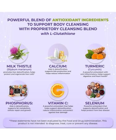 Kirkman LiverClear Supplement 120 Capsules Body Cleanse with Vitamin C E Selenium Taurine Curcumin Milk Thistle Glutathione NAC & Calcium to Support The Body s Natural Cleansing Pathways - Buy Online on GoSupps.com