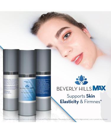 Beverly Hills Max Serum | 2 Month Supply Anti-Aging Eye Serum | Revive Tired Skin | Dark Circles Wrinkles & Under Eye Bags Treatment with Vitamin C E & AHA - Buy Online on GoSupps.com