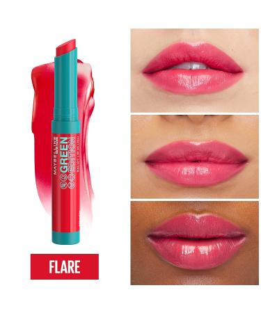 Maybelline Green Edition Balmy Lip Blush in Flare Red Pink - 1 Count - Buy Online on GoSupps.com