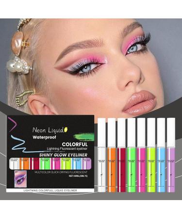 Makeup Eyeliner Pen Long Lasting Glow In The Dark Fluorescent Makeup Eyeliner Pencil for Daily Use at School Home and Outdoor during Travel and Business Trip for Halloween and Christmas - Buy Online on GoSupps.com