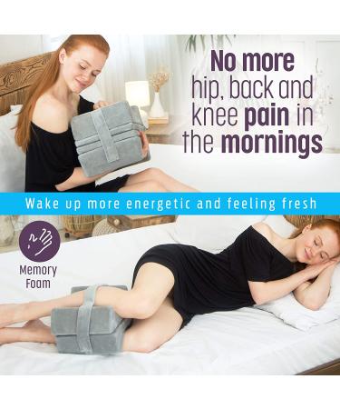 Memory Foam Knee Pillow, Between the Knee Pillow  Buy Knee Pillow for  better sleep without back, hip & knee pain