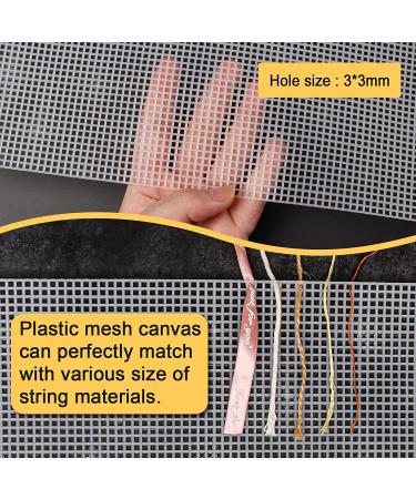 6 Pack Clear Plastic Mesh Canvas Sheets - Large 8x13 Inch Needlepoint Embroidery Blanks - Buy Online on GoSupps.com
