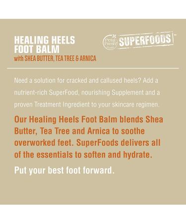 Petal Fresh Pure SuperFoods Foot Balm - Healing & Softening Shea Butter, Tea Tree & Arnica, 7 fl oz - Buy Online on GoSupps.com