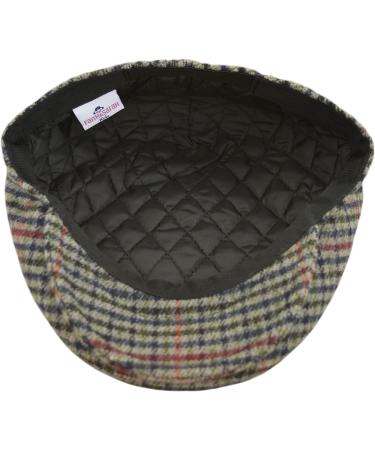 Faith & Sarah Kids Flat Cap - Grey Tweed Herringbone/Tartan Peak Hat | Ages 2-12 | Boys/Girls - Buy Online on GoSupps.com
