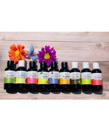 OSLOVE Unrefined Cranberry Seed Oil 4 oz - Cold Pressed - Moisturizer for Skin & Hair - Anti-Aging & Softening Benefits - International Shipping Available - Buy Online on GoSupps.com