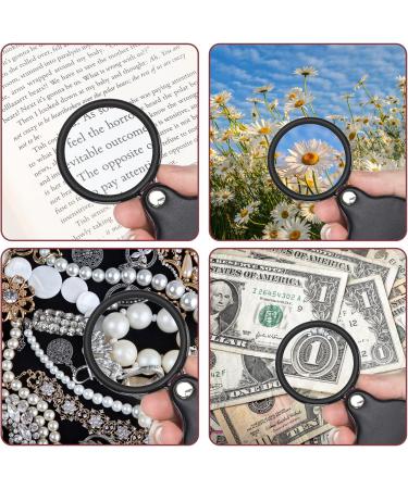 TEOYALL 10X Small Magnifying Glass - 2 PCS Mini Pocket Magnifier with Rotating Holster - Buy Online on GoSupps.com