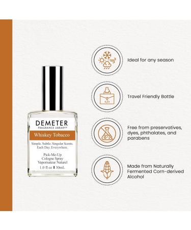 DEMETER Fragrance Library - Whiskey Tobacco Cologne Spray 1 oz - Buy Online on GoSupps.com