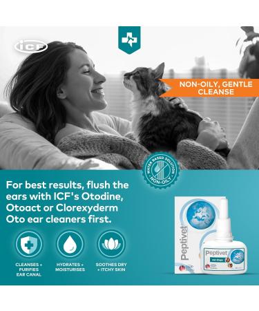 ICF Peptivet Ear Drops 50 ml - Buy Online on GoSupps.com