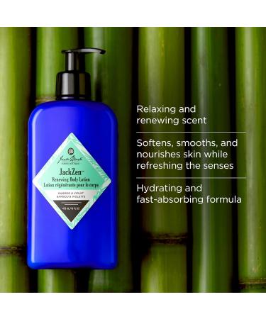 Jack Black Jackzen Renewing Body Lotion for Men 16 oz Earthy Fragrance Mens Lotion for Extremely Dry Skin Mens Body Moisturizer for Dry Skin Fast-Absorbing Hydration Gifts for Men - Buy Online on GoSupps.com