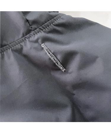 Waterproof Dog Coat - Soft Lining Rain Jacket for Small Medium & Large Dogs | Sizes 11 to 71cm - Grey - Buy Online on GoSupps.com
